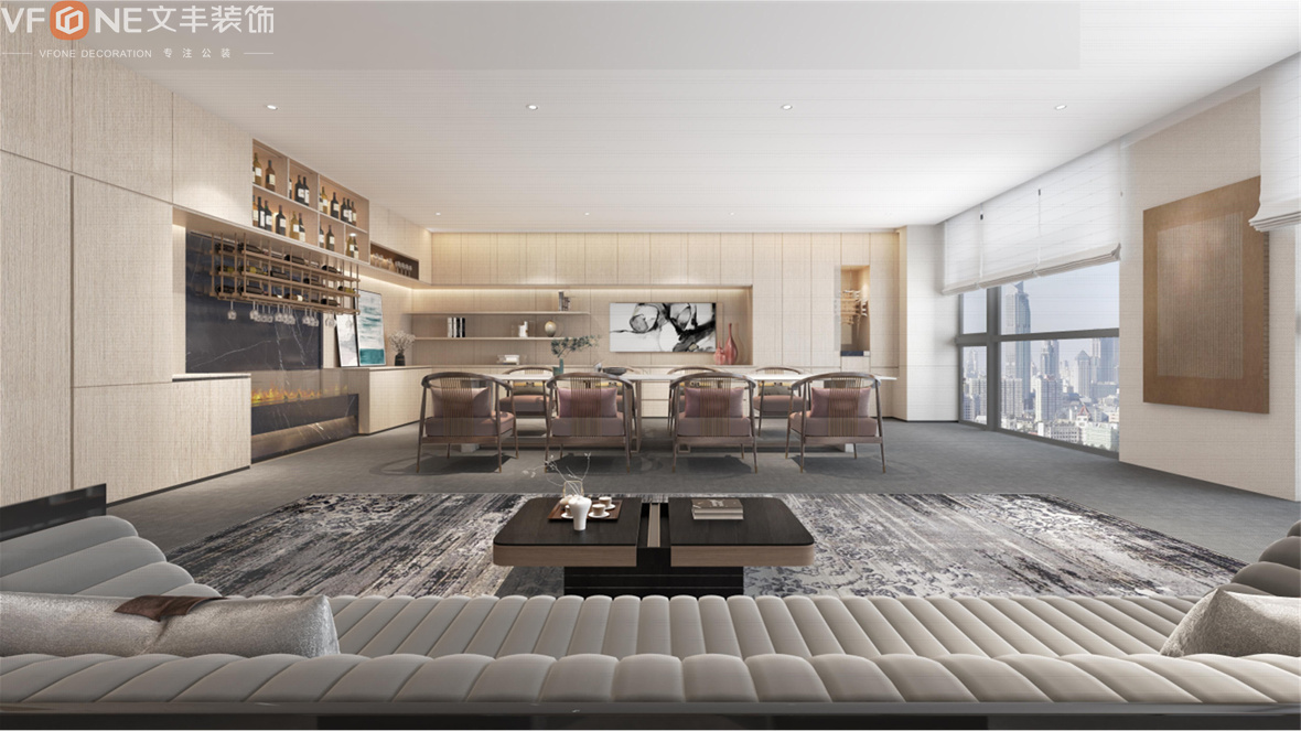 從辦公室裝修效果圖看辦公室裝修風(fēng)格